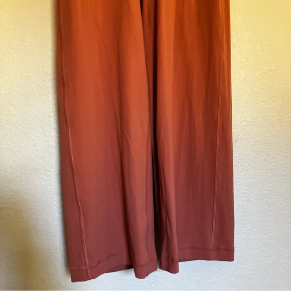 Lululemon Align Wide Leg Crop Dark Terracotta Pants Size 2 - Picture 4 of 10